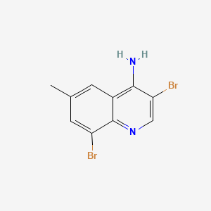 3,8-Dibromo-6-methylquinolin-4-amine