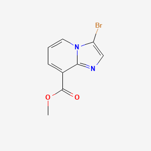 B597800 Methyl 3-bromoimidazo[1,2-a]pyridine-8-carboxylate CAS No. 1234616-47-7