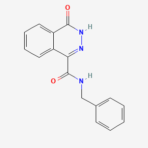 molecular formula C16H13N3O2 B5978054 N-benzyl-4-oxo-3,4-dihydrophthalazine-1-carboxamide 