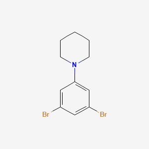 1-(3,5-Dibromophenyl)piperidine