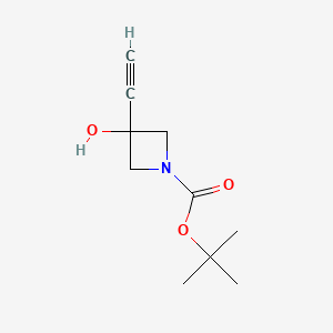 Tert-butyl 3-ethynyl-3-hydroxyazetidine-1-carboxylate