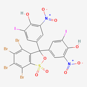 molecular formula C19H6Br4I2N2O9S B597821 DIDNTB 