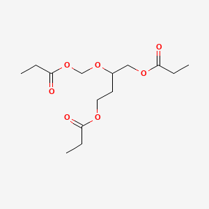 2-(Propionyloxymethoxy)butane-1,4-diyl dipropionate