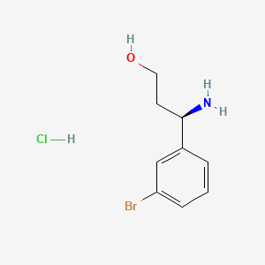 (R)-3-AMINO-3-(3-BROMOPHENYL)PROPAN-1-OL HCL