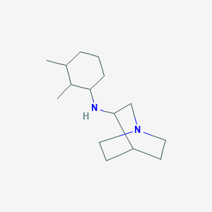 molecular formula C15H28N2 B5978542 N-(2,3-dimethylcyclohexyl)-1-azabicyclo[2.2.2]octan-3-amine 