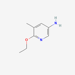molecular formula C8H12N2O B597884 6-Ethoxy-5-methylpyridin-3-amine CAS No. 1249781-69-8