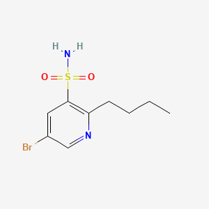 molecular formula C9H13BrN2O2S B597888 5-bromo-N-butylpyridine-3-sulfonamide CAS No. 1247159-23-4