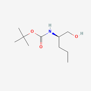 molecular formula C10H21NO3 B597889 (R)-2-(Boc-amino)-1-pentanol CAS No. 116611-57-5