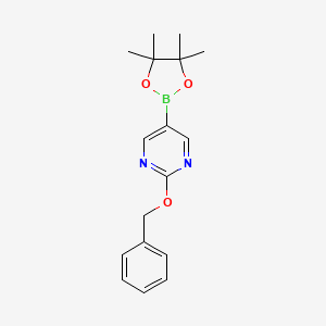 2-(Benzyloxy)-5-(4,4,5,5-tetramethyl-1,3,2-dioxaborolan-2-yl)pyrimidine