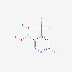 (6-Chloro-4-(trifluoromethyl)pyridin-3-yl)boronic acid