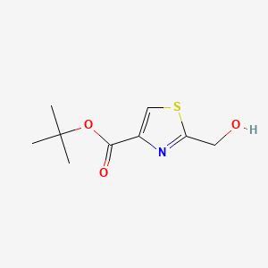 4-Thiazolecarboxylic acid, 2-(hydroxyMethyl)-, 1,1-diMethylethyl ester