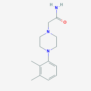 molecular formula C14H21N3O B5979424 2-[4-(2,3-Dimethylphenyl)piperazin-1-yl]acetamide 