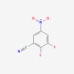 molecular formula C7H2F2N2O2 B597952 2,3-Difluoro-5-nitrobenzonitrile CAS No. 1247885-40-0