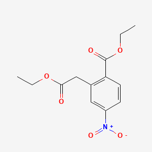 Ethyl 2-(2-ethoxy-2-oxoethyl)-4-nitrobenzoate