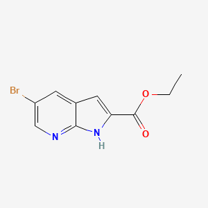 Ethyl 5-bromo-1H-pyrrolo[2,3-b]pyridine-2-carboxylate
