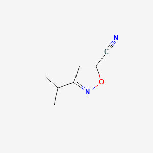 3-Isopropylisoxazole-5-carbonitrile