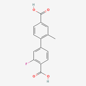 3'-Fluoro-2-methyl-[1,1'-biphenyl]-4,4'-dicarboxylic acid