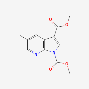Dimethyl 5-methyl-1H-pyrrolo[2,3-b]pyridine-1,3-dicarboxylate
