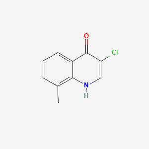molecular formula C10H8ClNO B598017 3-Chloro-8-methylquinolin-4(1H)-one CAS No. 1204812-35-0