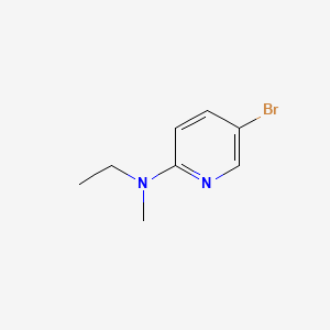 molecular formula C8H11BrN2 B598039 5-bromo-N-ethyl-N-methylpyridin-2-amine CAS No. 1197294-56-6