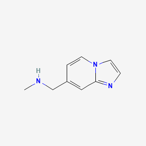 (imidazo[1,2-a]pyridin-7-yl)-N-methylmethanamine