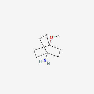 molecular formula C9H17NO B598087 4-Methoxybicyclo[2.2.2]octan-1-amine CAS No. 135908-32-6