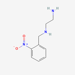molecular formula C9H13N3O2 B598091 N1-(2-nitrobenzyl)ethane-1,2-diamine CAS No. 102494-87-1
