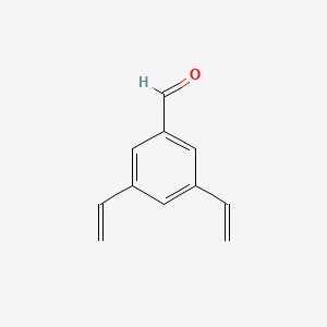 molecular formula C11H10O B598096 3,5-Divinylbenzaldehyde CAS No. 195967-44-3