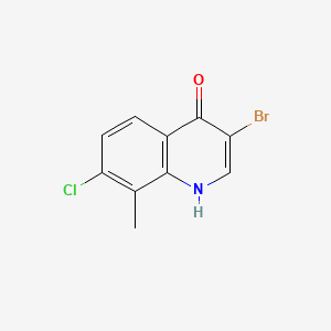 3-Bromo-7-chloro-8-methylquinolin-4(1H)-one