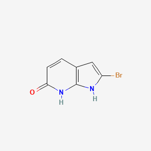 6H-Pyrrolo[2,3-b]pyridin-6-one, 2-bromo-1,7-dihydro-