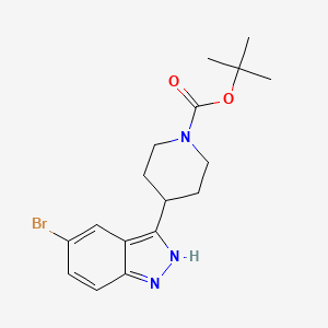 tert-butyl 4-(5-bromo-1H-indazol-3-yl)piperidine-1-carboxylate