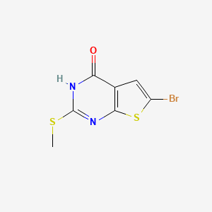 6-bromo-2-(methylthio)thieno[2,3-d]pyrimidin-4(3H)-one