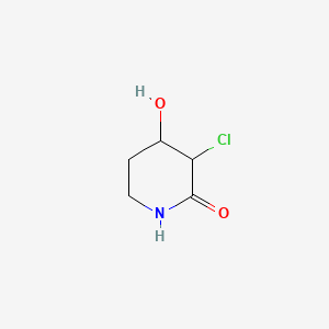 3-Chloro-4-hydroxy-2-piperidone