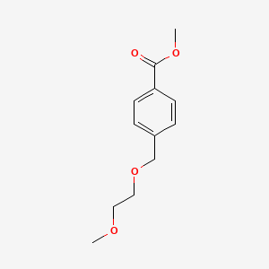 molecular formula C12H16O4 B598149 Methyl 4-((2-methoxyethoxy)methyl)benzoate CAS No. 119828-59-0