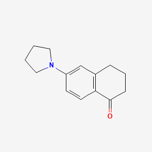 6-(pyrrolidin-1-yl)-3,4-dihydronaphthalen-1(2H)-one