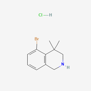5-Bromo-4,4-dimethyl-1,2,3,4-tetrahydroisoquinoline hydrochloride