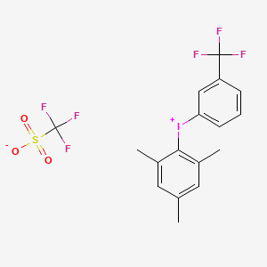 [3-(Trifluoromethyl)phenyl](2,4,6-trimethylphenyl)iodonium triflate