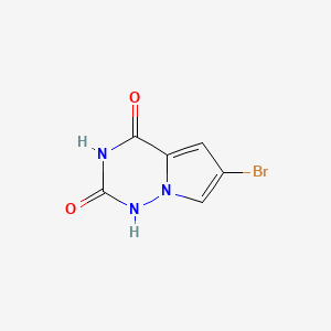 6-Bromopyrrolo[2,1-f][1,2,4]triazine-2,4-diol