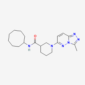 molecular formula C20H30N6O B5981902 N-cyclooctyl-1-(3-methyl[1,2,4]triazolo[4,3-b]pyridazin-6-yl)piperidine-3-carboxamide 