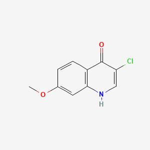 molecular formula C10H8ClNO2 B598194 3-Chloro-4-hydroxy-7-methoxyquinoline CAS No. 1203579-66-1