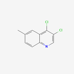 molecular formula C10H7Cl2N B598204 3,4-Dichloro-6-methylquinoline CAS No. 1204812-13-4
