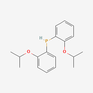 molecular formula C18H23O2P B598215 Bis(2-isopropoxyphenyl)phosphine CAS No. 1202864-41-2