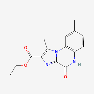 Ethyl 1,8-dimethyl-4-oxo-4,5-dihydroimidazo[1,2-a]quinoxaline-2-carboxylate