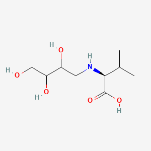 molecular formula C9H19NO5 B598224 N-(2,3,4-Trihydroxybutyl)-L-valine CAS No. 183245-44-5