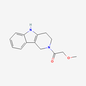 molecular formula C14H16N2O2 B5982380 2-methoxy-1-(1,3,4,5-tetrahydro-2H-pyrido[4,3-b]indol-2-yl)ethanone 