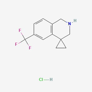 6'-(trifluoromethyl)-2',3'-dihydro-1'H-spiro[cyclopropane-1,4'-isoquinoline] hydrochloride