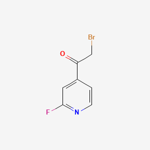2-Bromo-1-(2-fluoropyridin-4-yl)ethanone