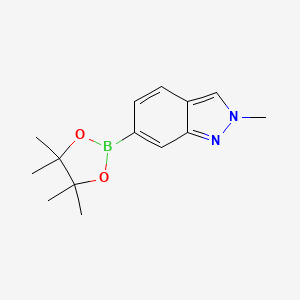 2-Methyl-6-(4,4,5,5-tetramethyl-1,3,2-dioxaborolan-2-yl)-2H-indazole