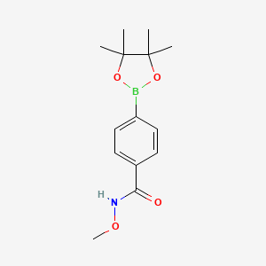 N-Methoxy-4-(4,4,5,5-tetramethyl-1,3,2-dioxaborolan-2-yl)benzamide