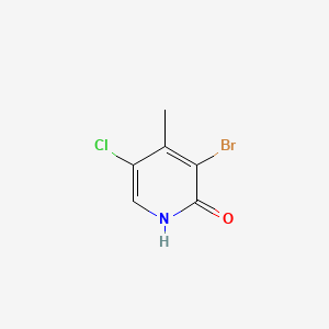 molecular formula C6H5BrClNO B598305 3-Bromo-5-chloro-4-methylpyridin-2-ol CAS No. 1199773-45-9